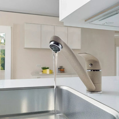 Maka Miscelatore Cucina Lavabo Fraganite Avena 12.5CM, Canna Bassa 360°