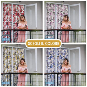 Tende coprenti da interno con anelli 140x275 cm - Set di 2 pezzi