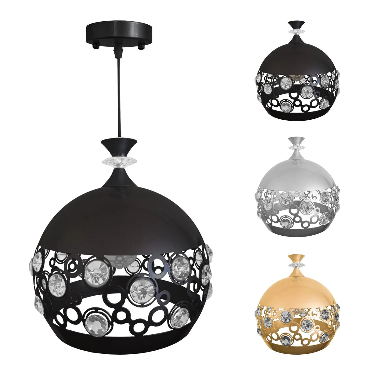 Lampadario ARABESQUE moderno a sospensione con singolo globo