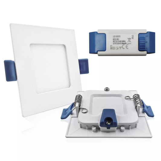 Pannello LED incasso ultra slim 3W-24W quadrato