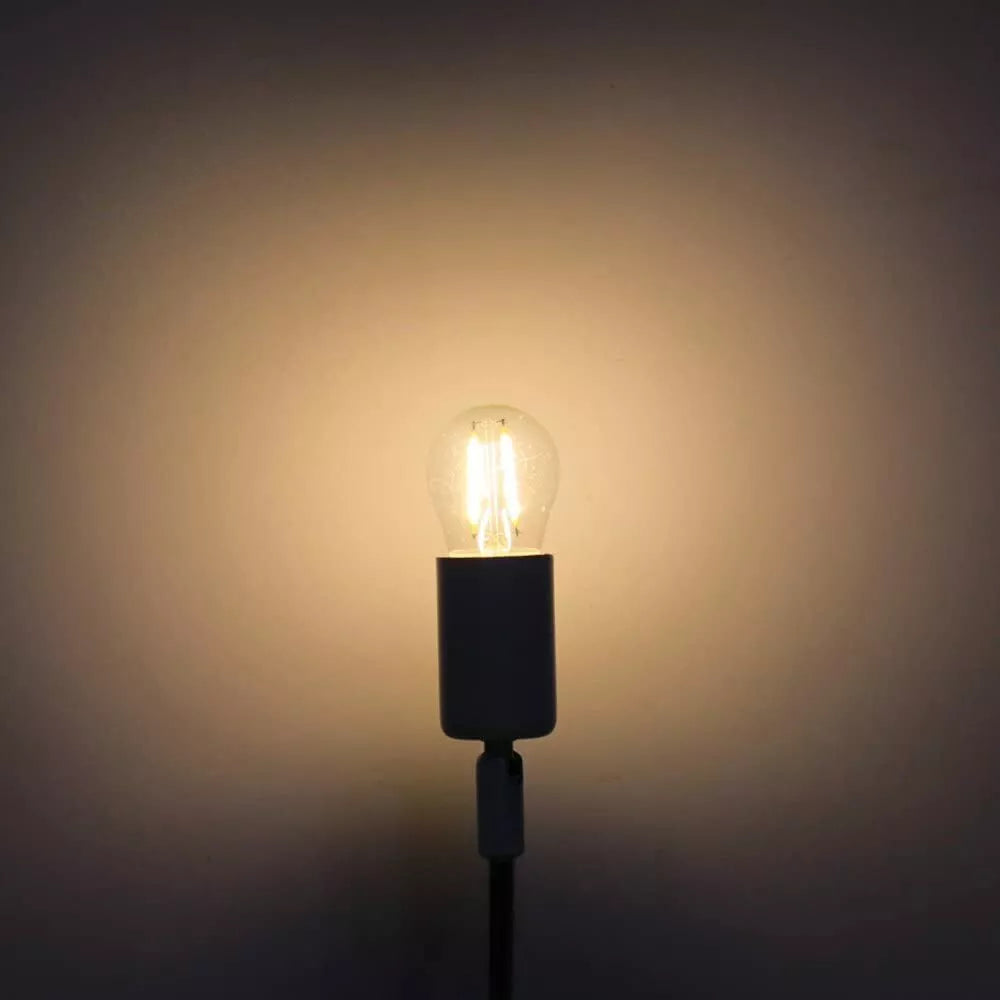 Lampadine LED Filamento E27 2W equivalente a 22W 3500K Luce Calda Vintage 10 Pezzi