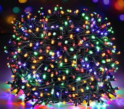 Catena Luminosa Solare 7M 100 LED Colorate per Esterno, 8 Modalità vari colori disponibili