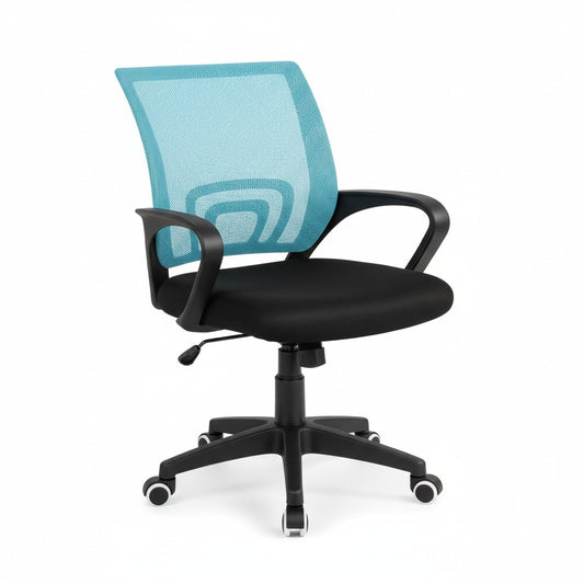 Sedia Ergonomica da Scrivania con Supporto Lombare e Rotazione 360°