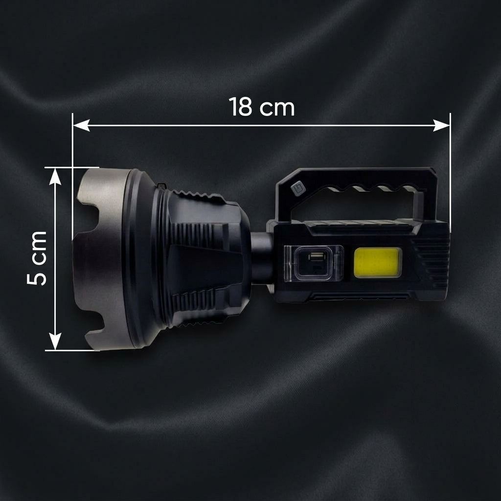 MAKA Torcia LED Ultra Potente, Ricaricabile e Impermeabile