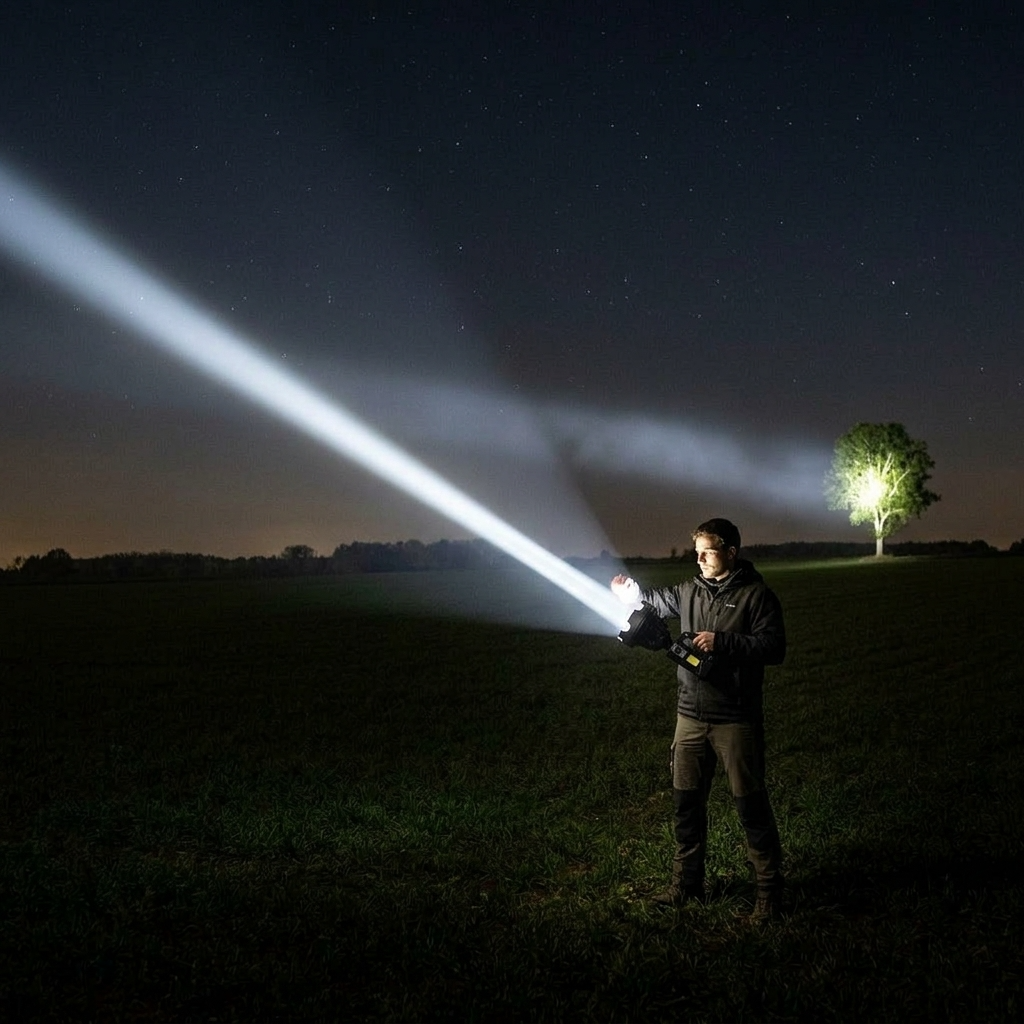 MAKA Torcia LED Ultra Potente, Ricaricabile e Impermeabile