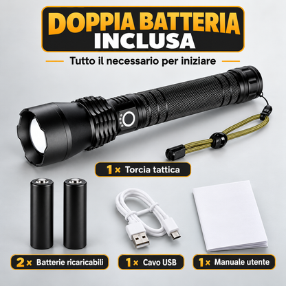 Doppia batteria e accessori inclusi