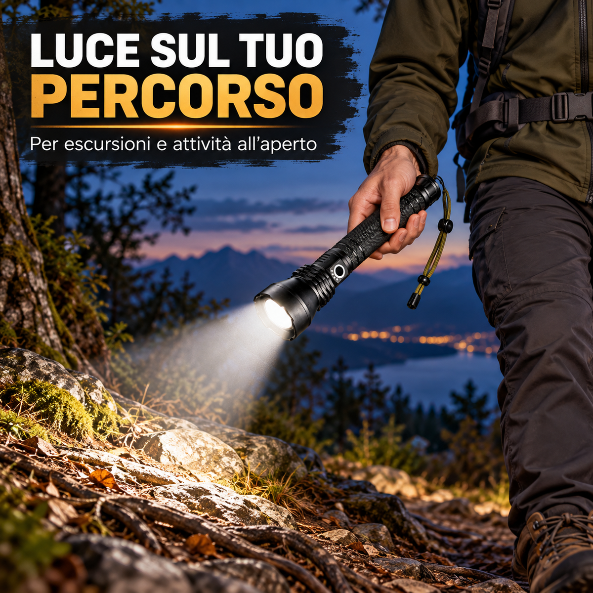 Torcia per escursioni