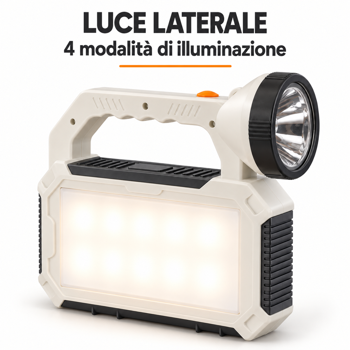 Pannello luminoso laterale con quattro modalità