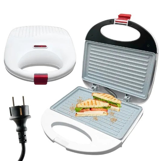 Bistecchiera Elettrica Portatile Antiaderente 1400W o 750W Piastre 21x25 cm