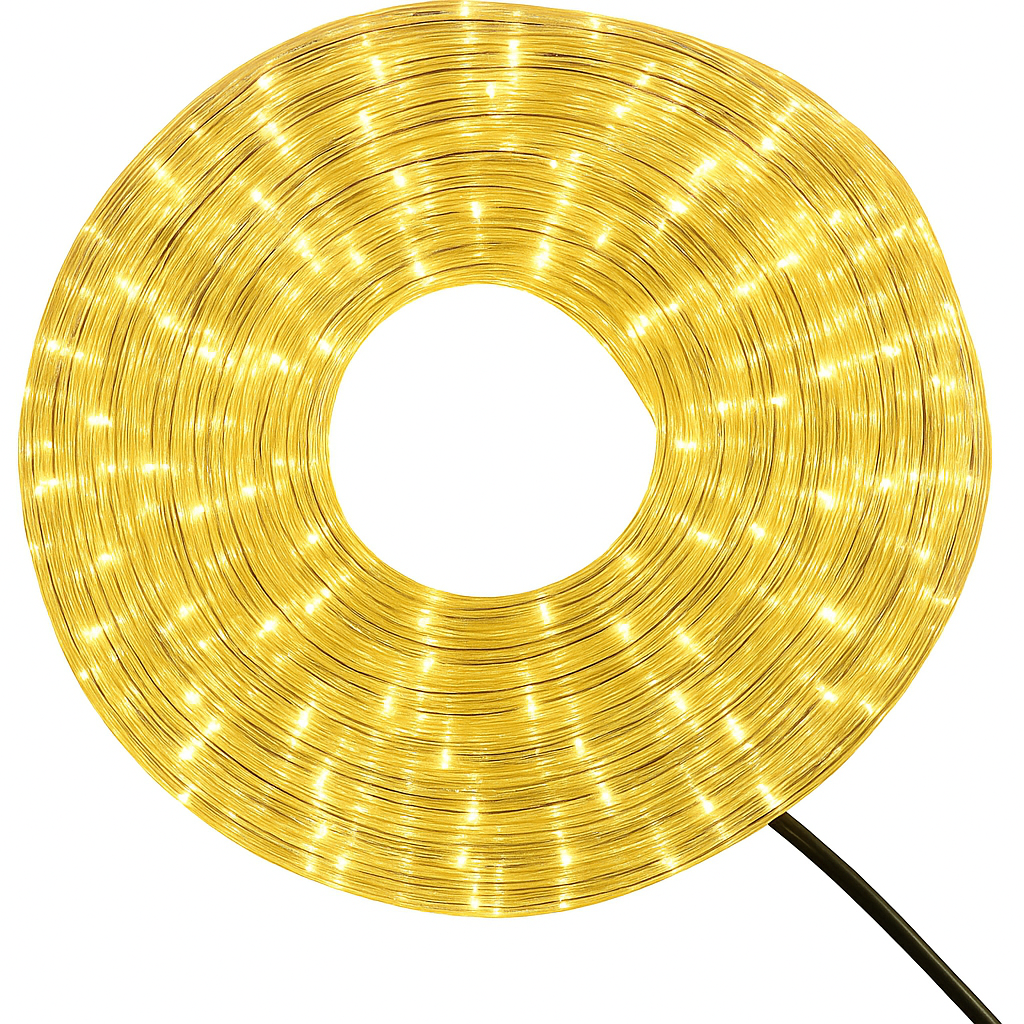 Tubo LED Luminoso 10/20m Multicolore IP65 Esterno Natale Festa Giardino Decorazioni