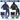 Confronto modelli blu XL XXL e fascia verde 3XL 4XL