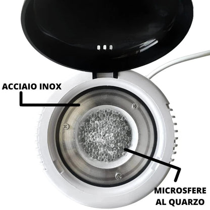 Sterilizzatore al Quarzo 100W con Microsfere per Utensili Beauty