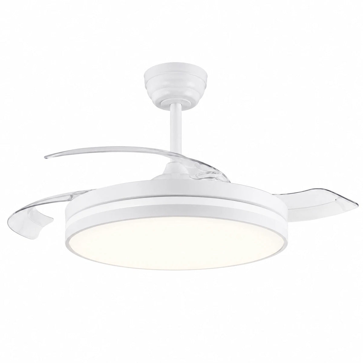 Ventilatore da Soffitto LED 60W con Pale Retrattili